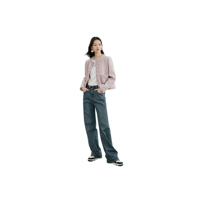 Hopeshow SS24 Jackets Coats Women's Misty Pink-2