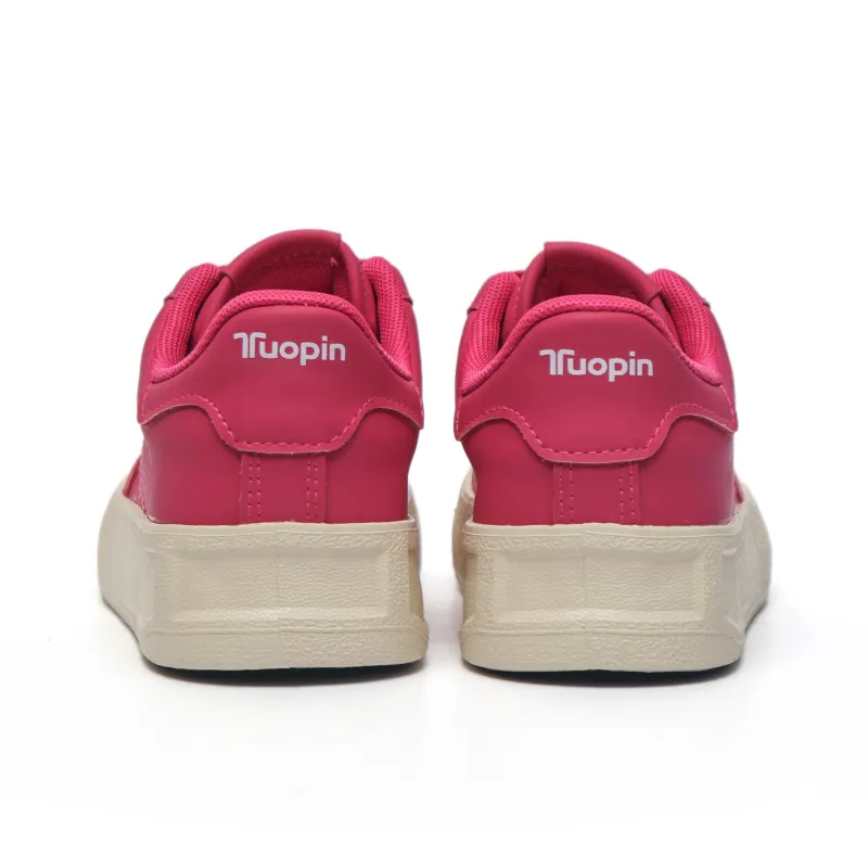 TUOPIN Anti Slip Wear Resistant Low Top Skateboard Shoes Women's Beige-10
