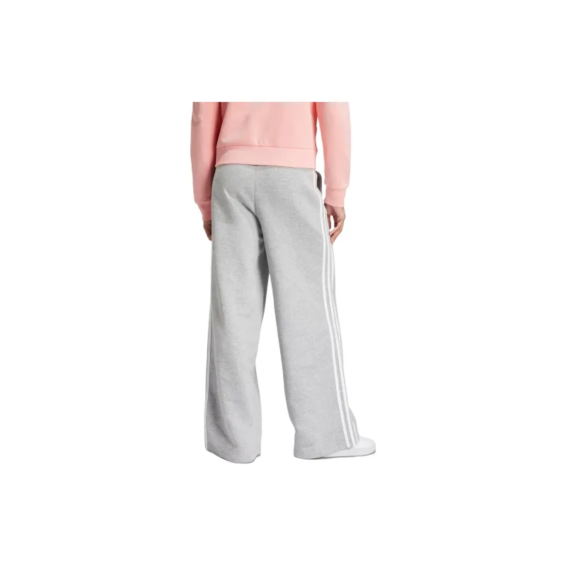 Adidas Free Shipping With AdiClub Essentials 3-Stripes Fleece Wide Pants-2