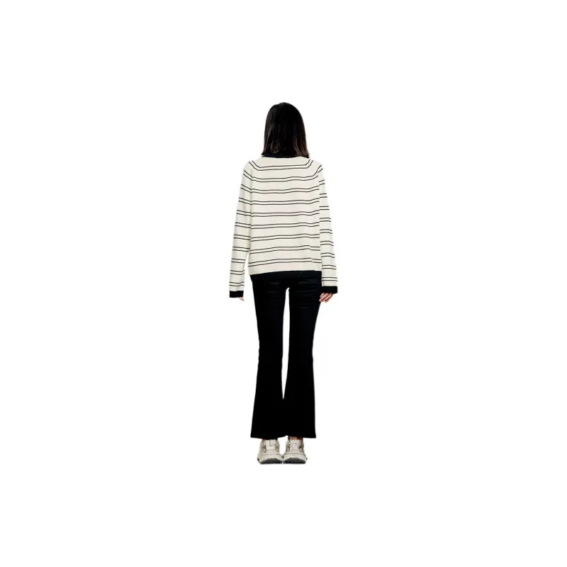 Weekly Knitwear Women's Black White-3