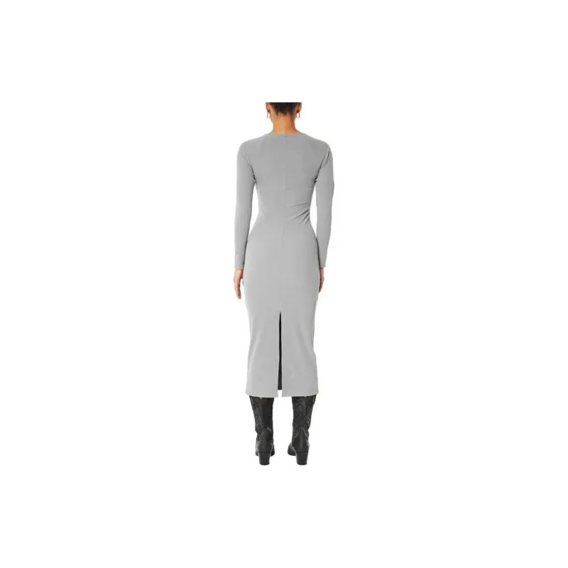 Hollister Long-Sleeved Dresses Women's Gray-2