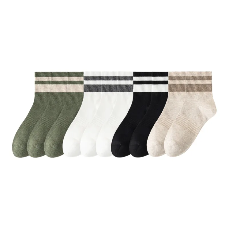 Lan Miao Mid Calf Socks Men's 10 Pack-10