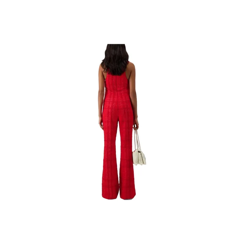 Giambattista Vall Flared Tweed Jumpsuit-2