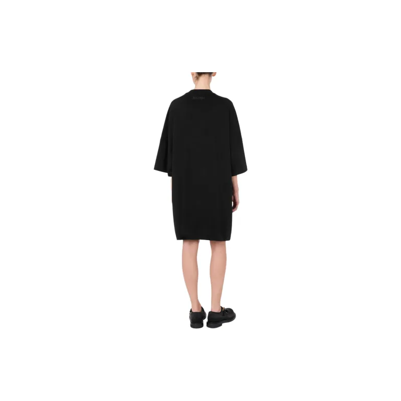 MOSCHINO Logo print Cotton Dress-2