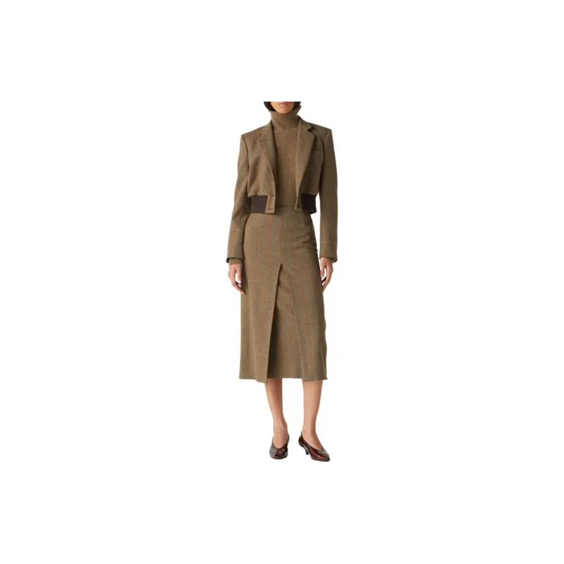 Loro Piana FW24 Casual Long Skirts Women's Brown-2