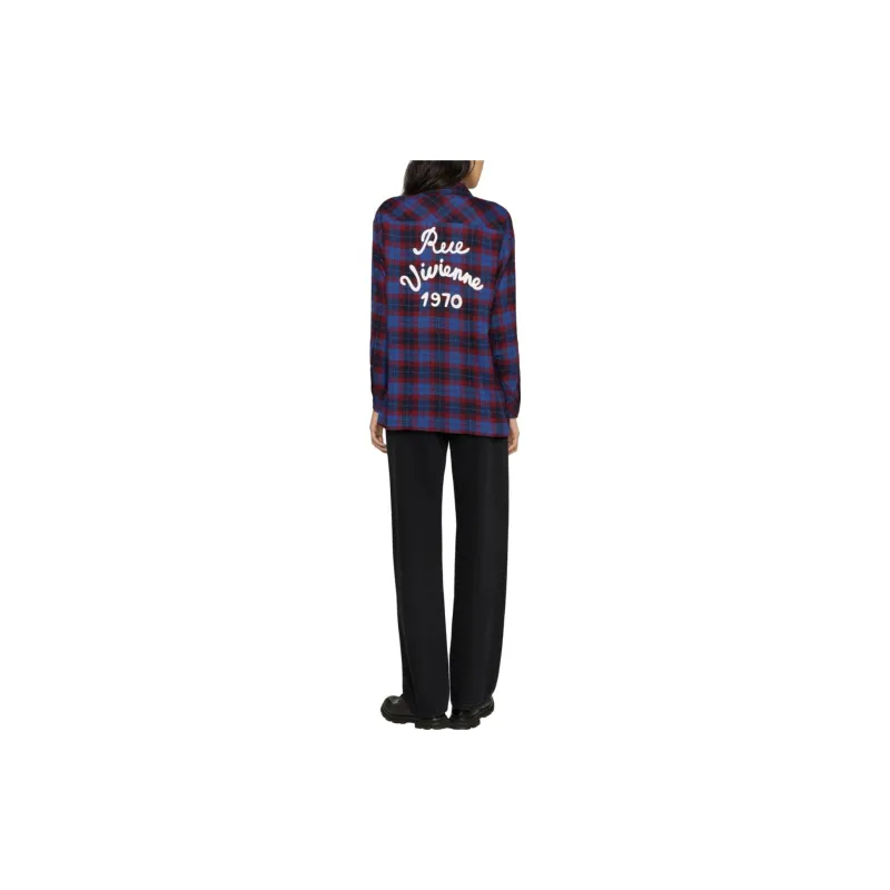 KENZO Logo print Check pattern Shirt-2