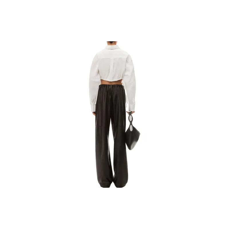 Alexander Wang Drawstring Cropped Shirt-3