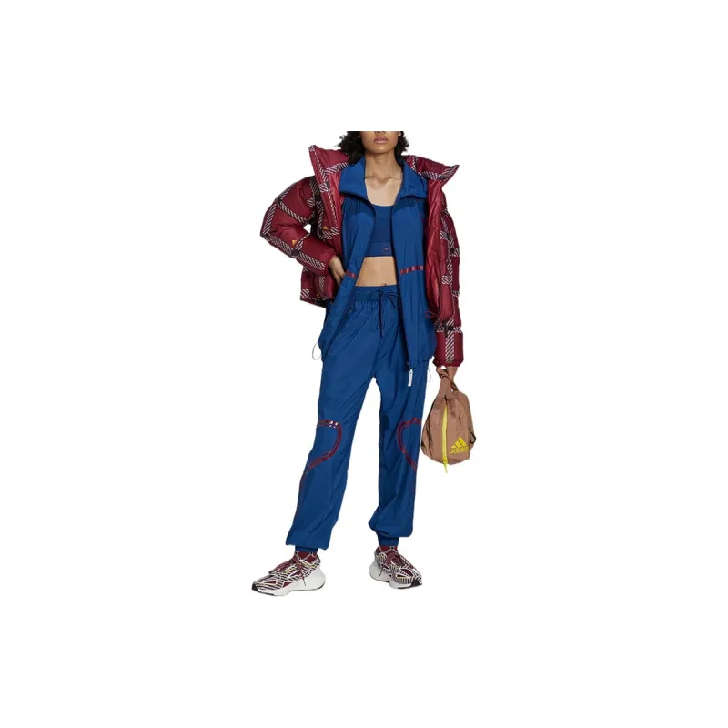 Adidas FW22 Knitted Sweatpants Women's Blue-1