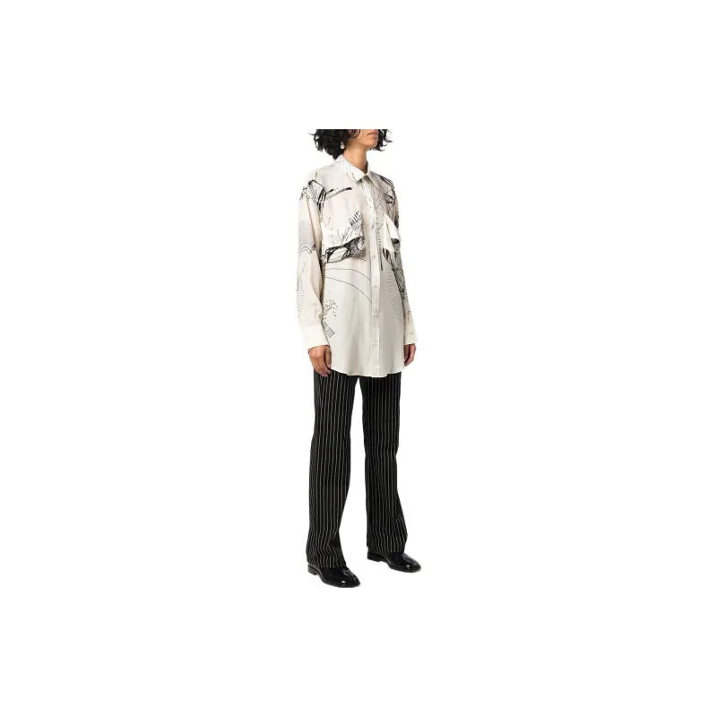 Yohji Yamamoto Shirts Women's White-3