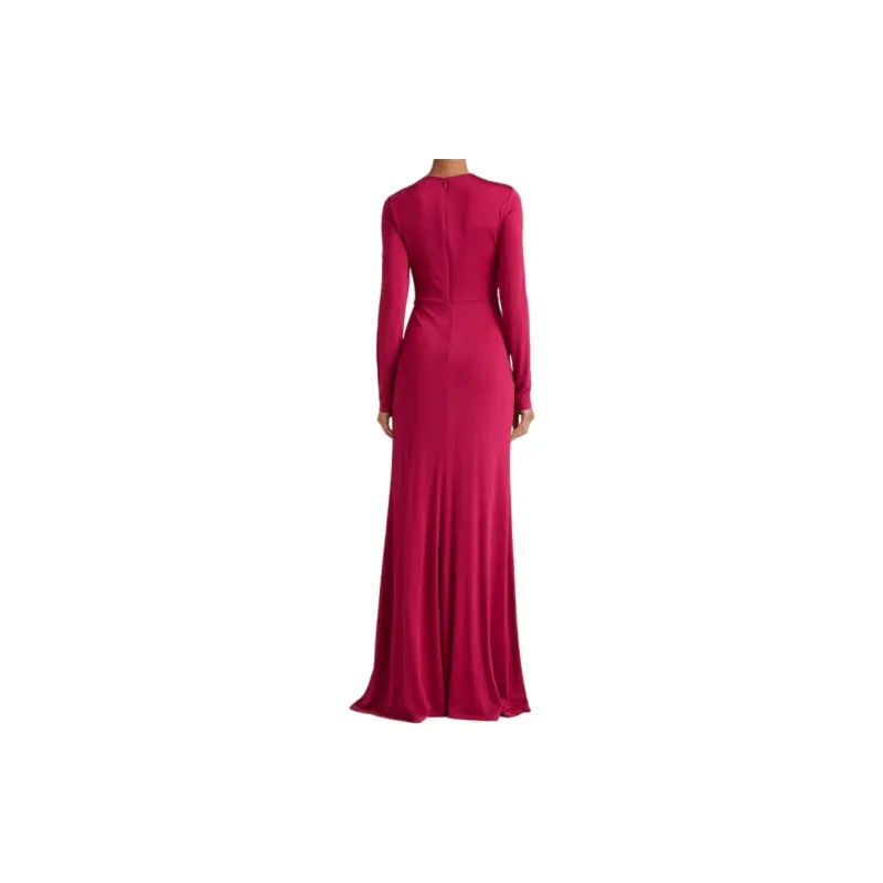 Polo Ralph Lauren Long-Sleeved Dresses Women's Red-2