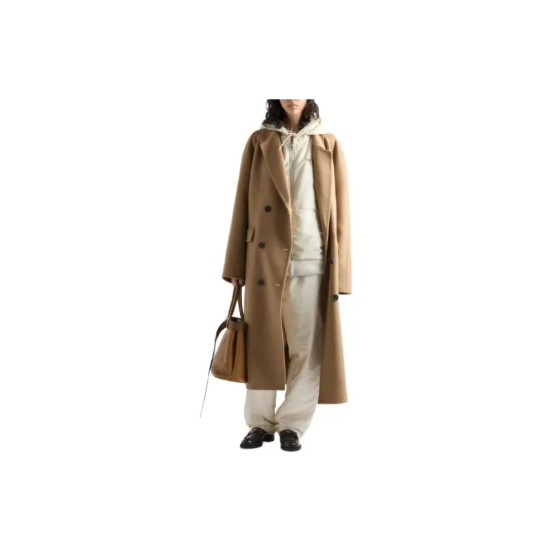 PRADA Jackets Coats Women's Cream-1
