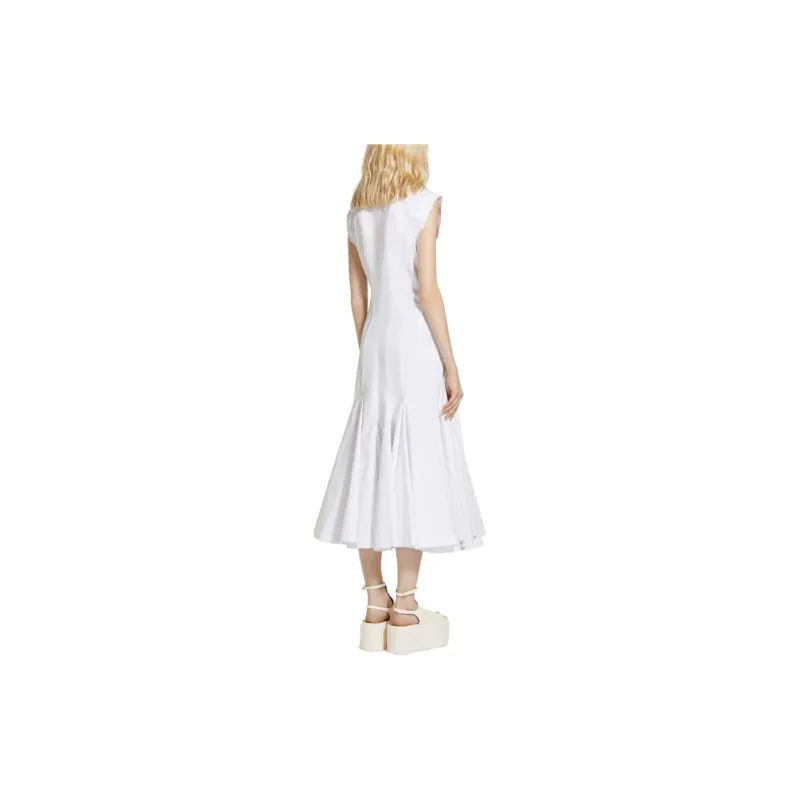 SportMa Sleeveless Dress Women's White-2