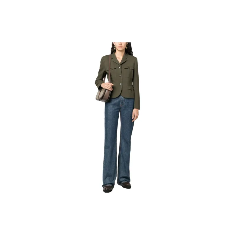 Ralph Lauren Collection Kamille Wool silk Fitted Jacket-1