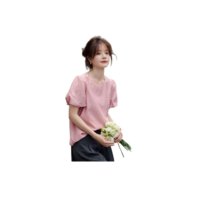 Mo Han Yi Mei Shirt Women's Light Pink-2