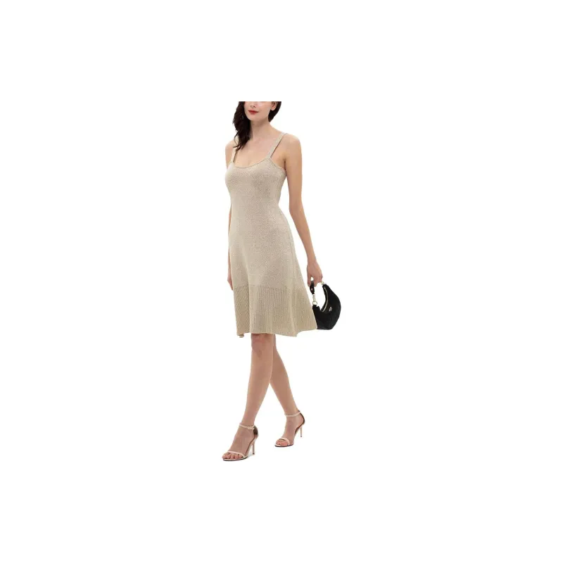 GUESS Sleeveless Dresses Women's Khaki-3