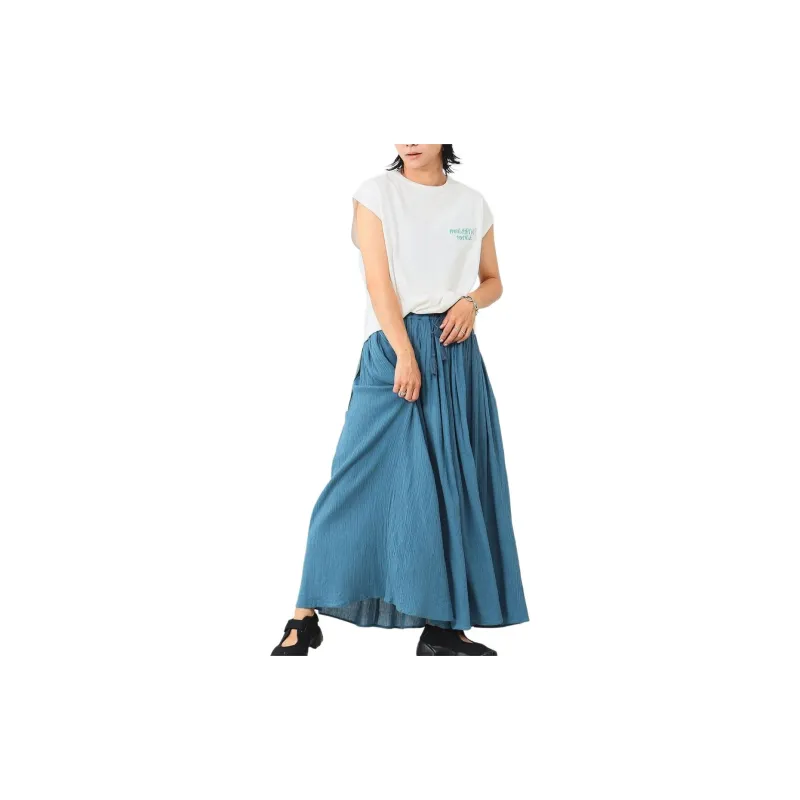 Beams Casual Long Skirt Women's-7