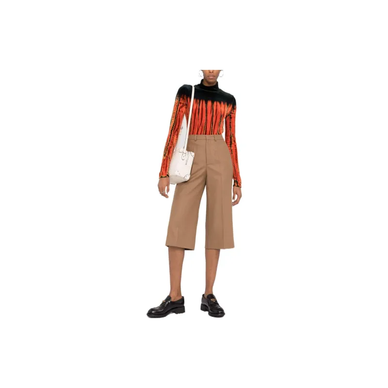 Moncler Casual Pants Women's Brown-1