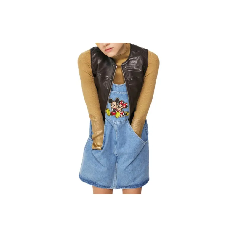 MOUSSY x Disney Denim Short Skirts Women's-6