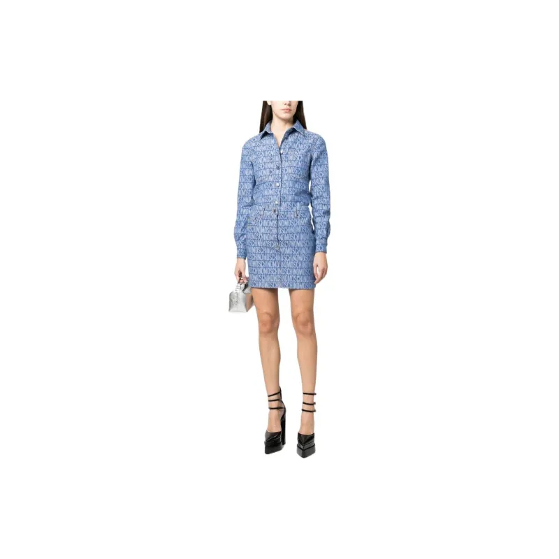 MOSCHINO Shirts Women's Blue-1