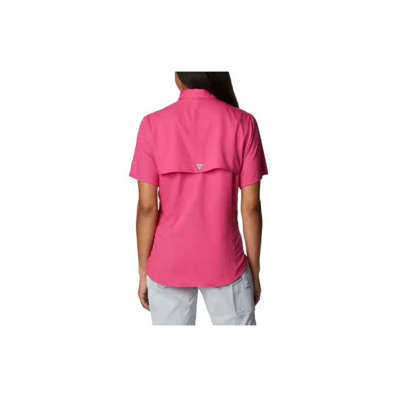 Columbia PFG Tamiami Shirts Women's Pink-1