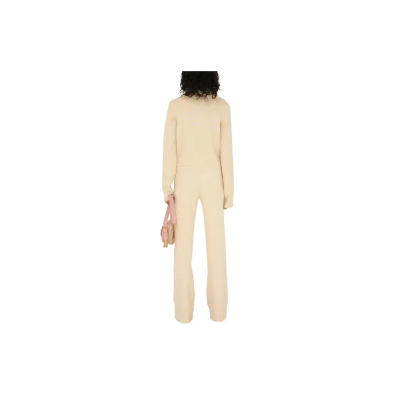Burberry Warped Houndstooth Jacquard High Neck Jumper-3