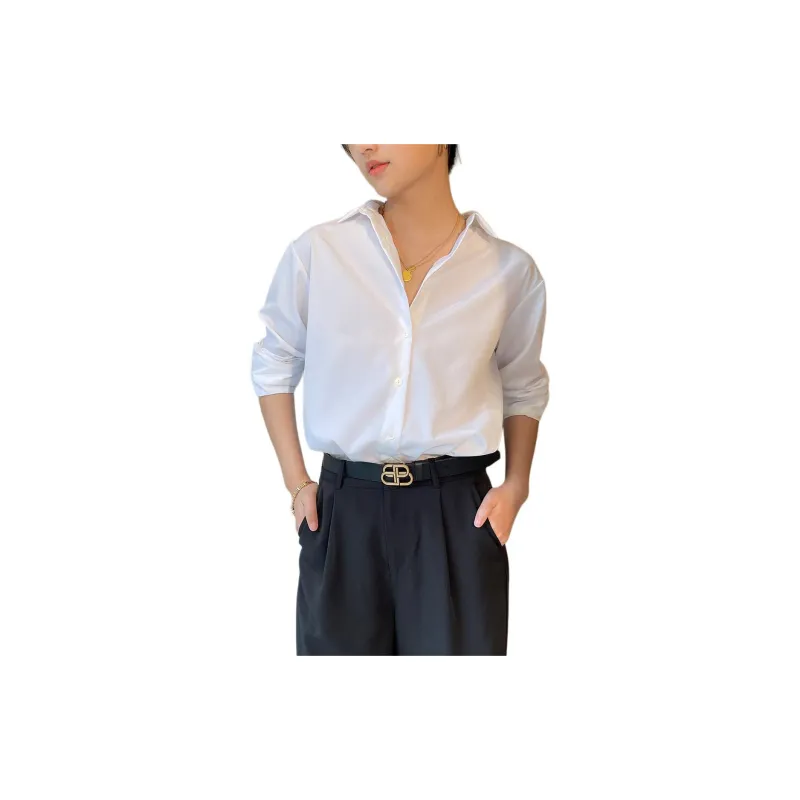 CHUMIAN Shirts Women's White-1