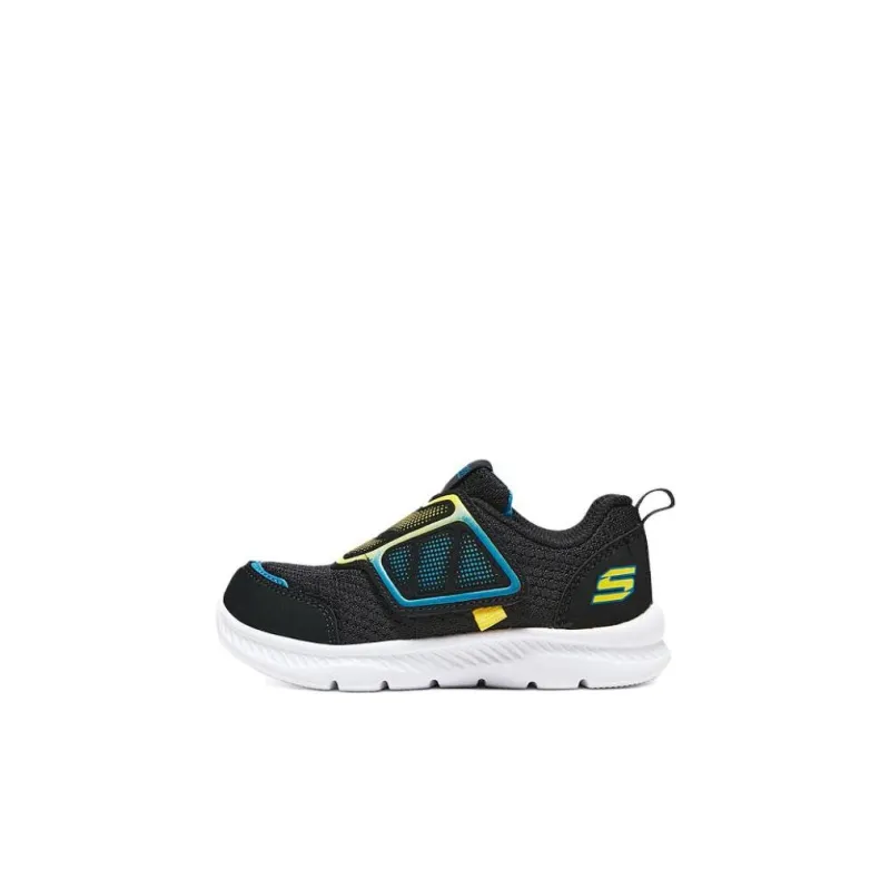 Skechers Sport Anti-Kick And Wear-Resistant Low-Top Toddler Shoes Black Yellow Infant And Toddler-0