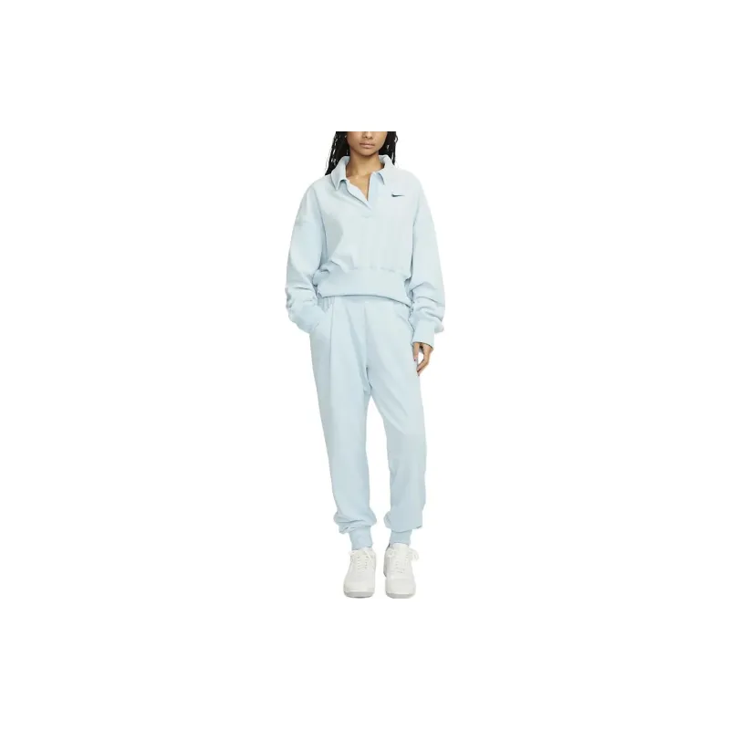 Nike Polo Shirts Women's Light Blue-2