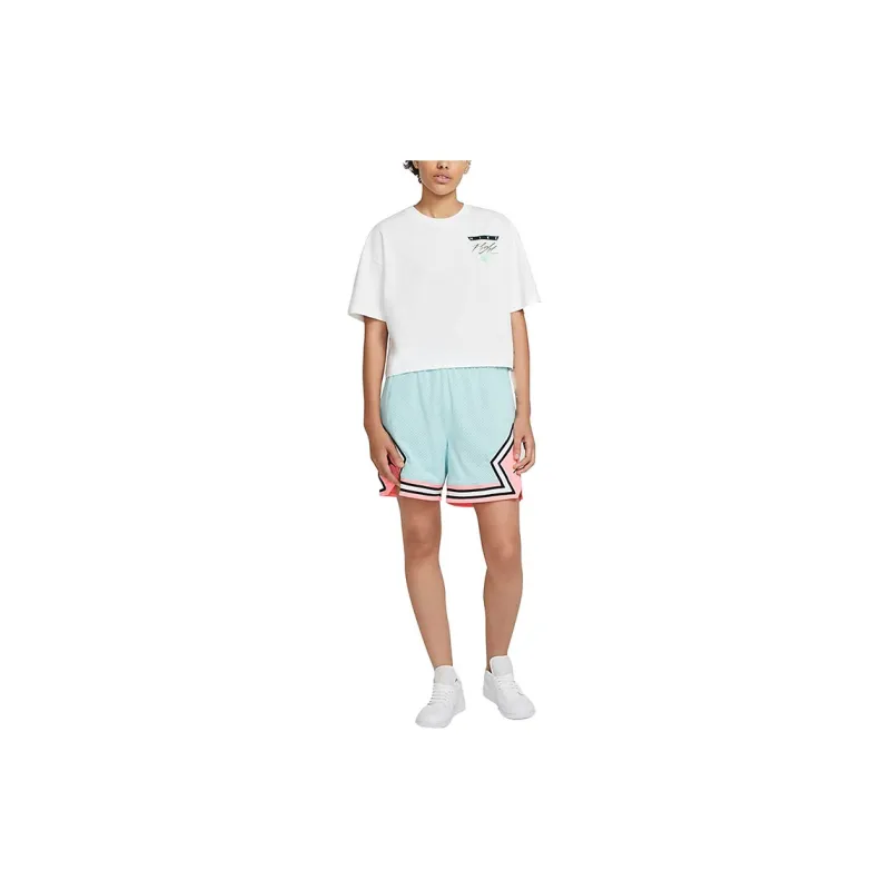 Jordan Crop Tops Women's White-1