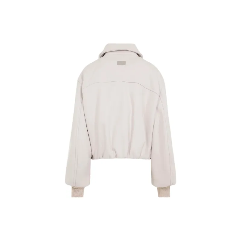 Acne Studios Zip Up Long Sleeved Bomber Jacket-1