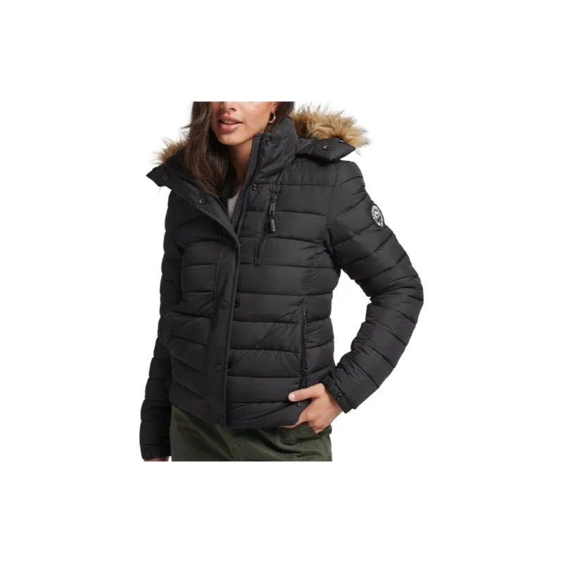 SUPERDRY Jackets Coats Women's Black-2