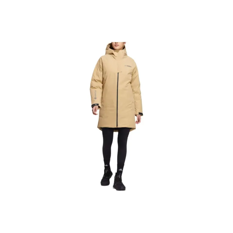 Adidas Down Jacket Women's Khaki-1