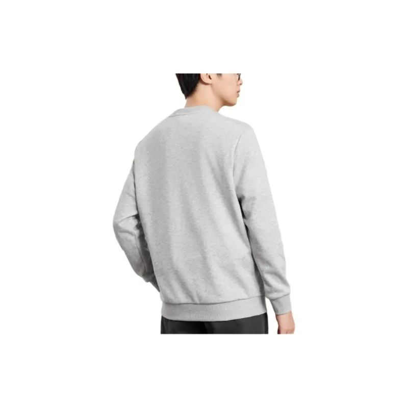 QIAODAN Men's Training Series Sweatshirt Men's Gray Heather Gray-4