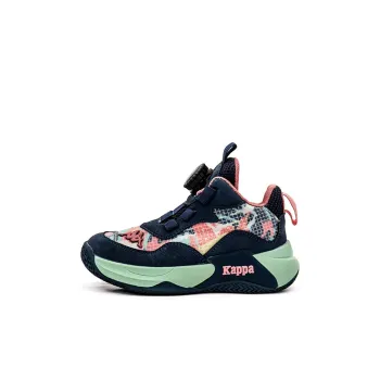 KAPPA KIDS Wear resistant Non slip And Breathable Low Top Children's Basketball Shoes Blue Pink Kids'