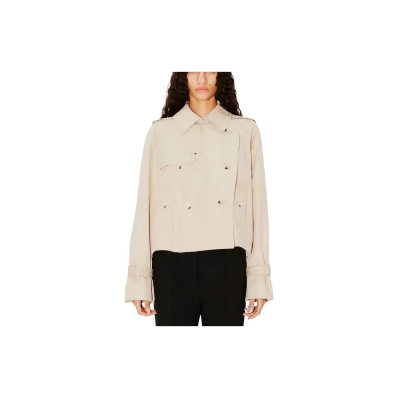 KENZO Button Up Short Trench Coat-3