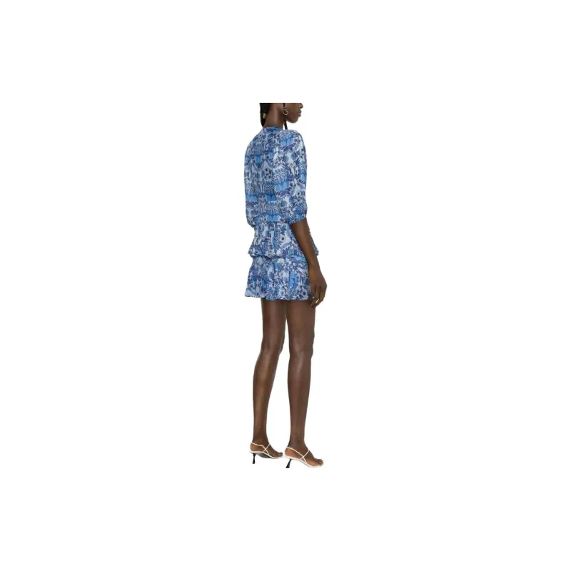 Sandro Short-Sleeved Dresses Women's Blue-1