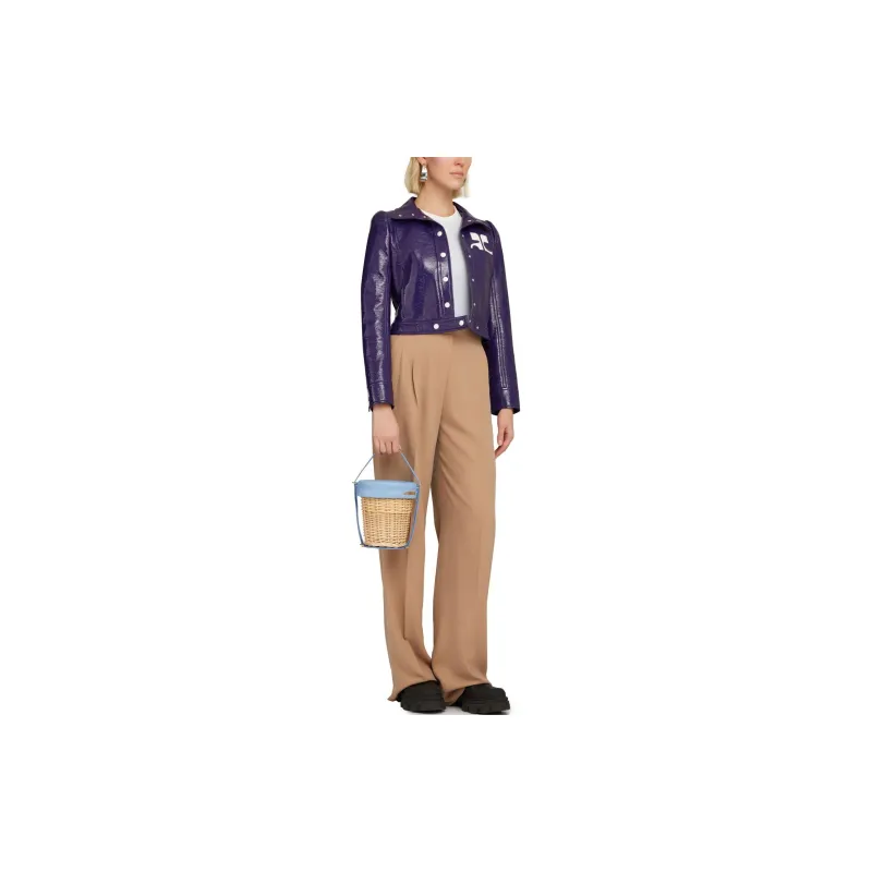 Courrèges Vinyl Reedition Jacket 'Purple'-2