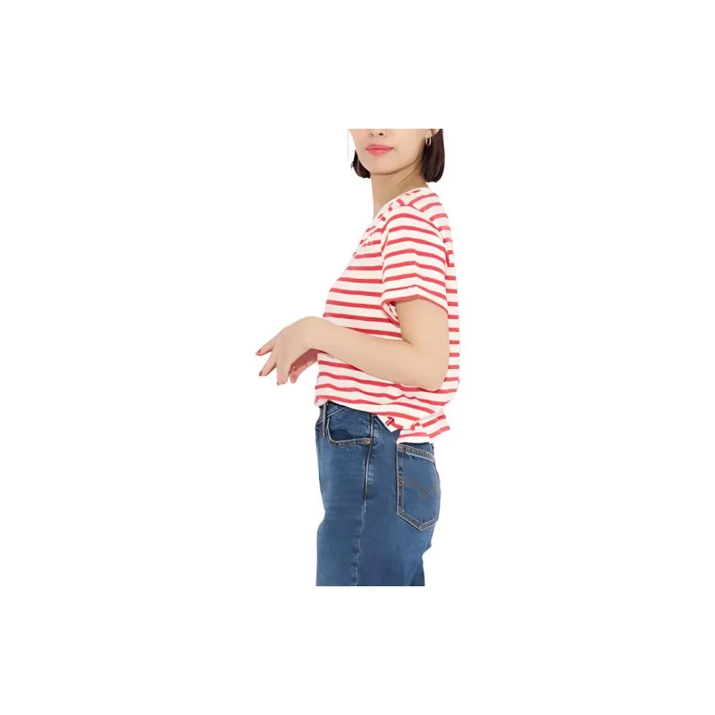 Levi's Regular T Shirt Women's Coral Red-5