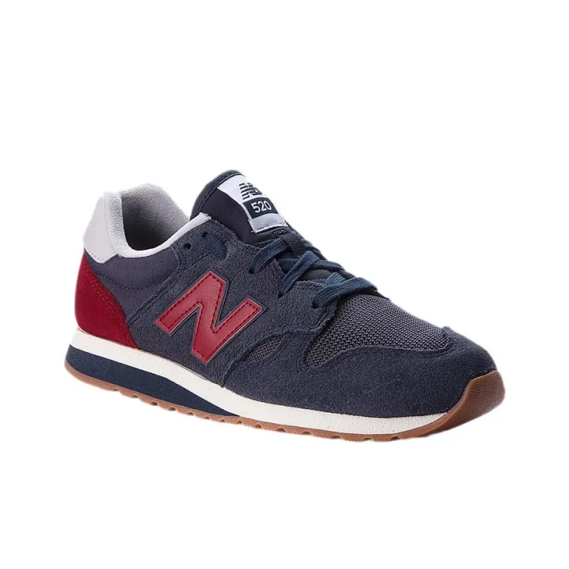 New Balance NB 520 Slip Resistant, Abrasion Resistant, Breathable Low Top Running Shoes Men's Blue Red-2