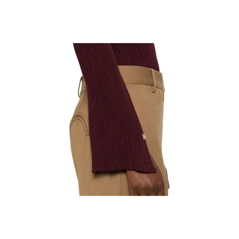 Elisabetta Franchi Turtleneck Lurex Sweater-1