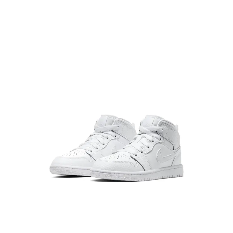 Jordan 1 Mid PS Triple White 2021-2