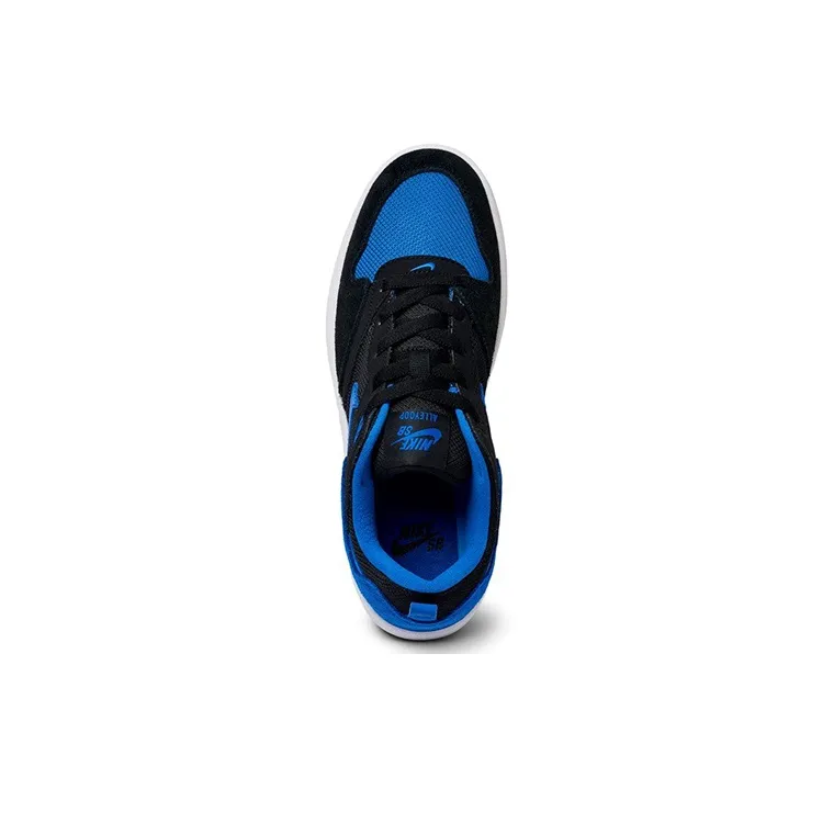 Nike SB Alleyoop Shock Absorbers Low Top Kids' Skateboarding Shoes Black Blue Teenagers-3