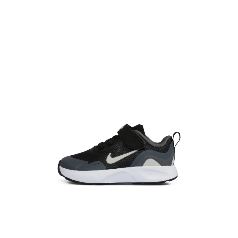 Nike Wearallday Abrasion Resistant Low Top Running Shoes Black Gray White Infant And Toddler-0