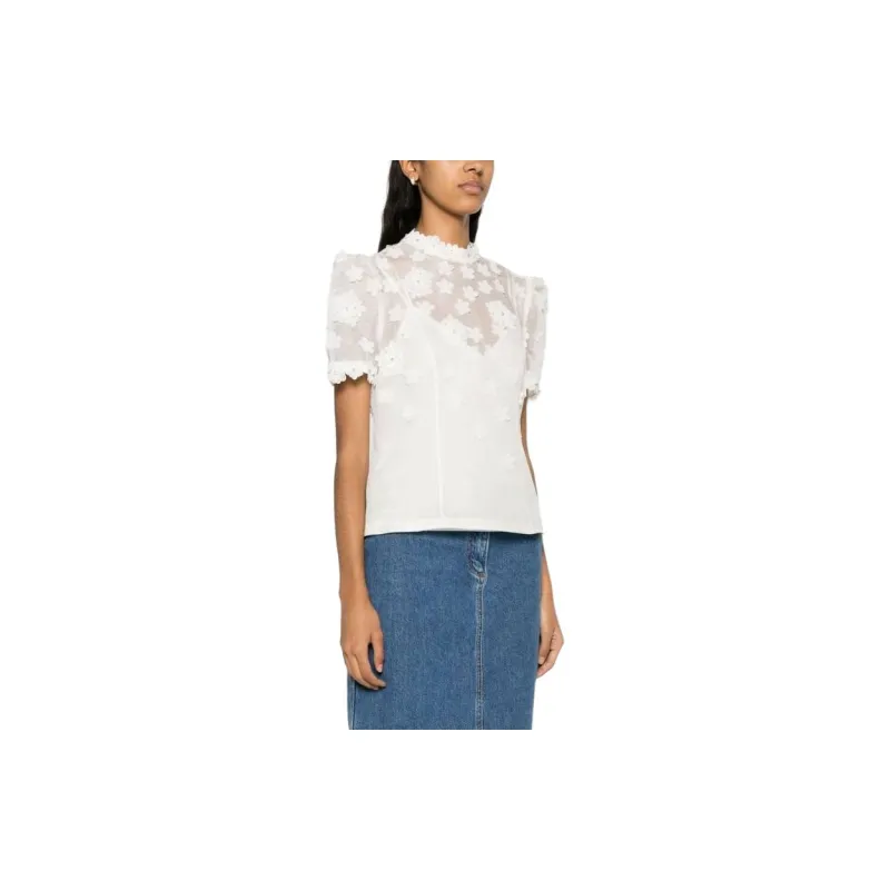 Zimmermann Matchmaker Lift Off Appliquéd Blouse-3