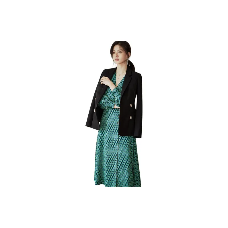 ROEYSHOUSE Long Sleeved Dress Women's Multicolor-4