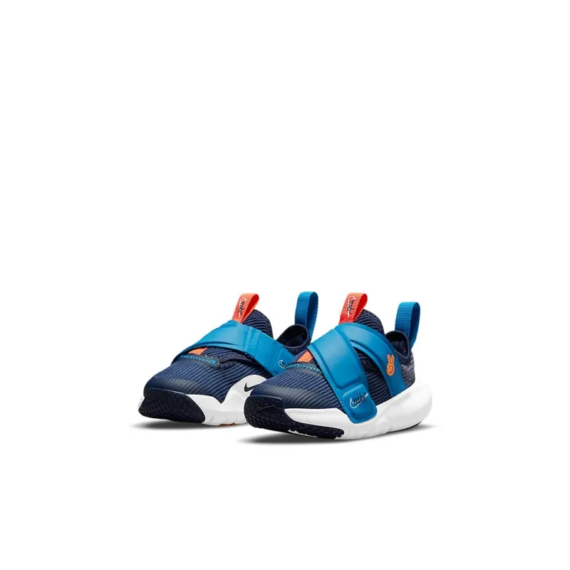 Nike Flex Advance Low Top Running Shoes Blue Orange Infant And Toddler-2