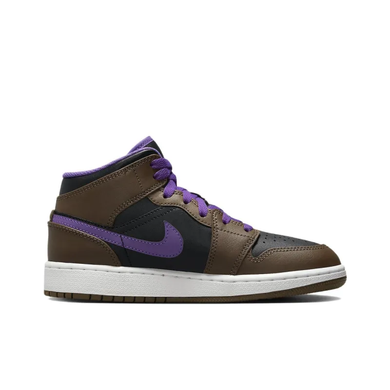 Jordan 1 Mid Purple Mocha GS-1