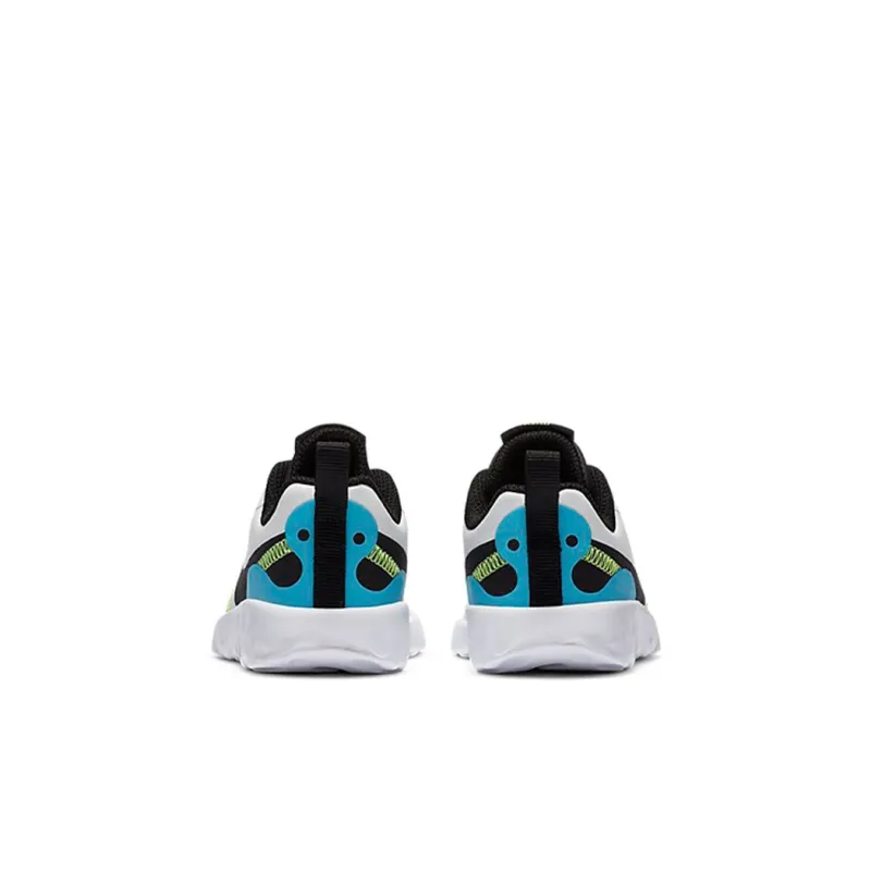 Nike Renew Lucent 2 Low Top Toddler Shoes Black White Blue Infant And Toddler-4