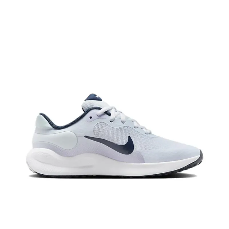 Nike Revolution 7 GS 'Football Grey Midnight Navy'-2