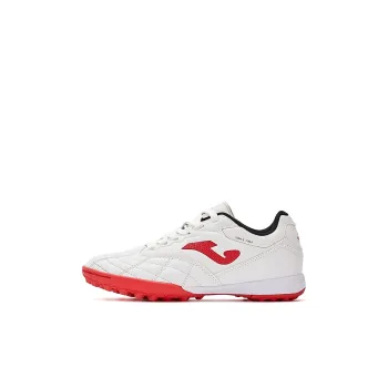 Joma Liga T1 Tf Anti Slip Wear Resistant Low Top Kids' Soccer Shoes White Red Kids'